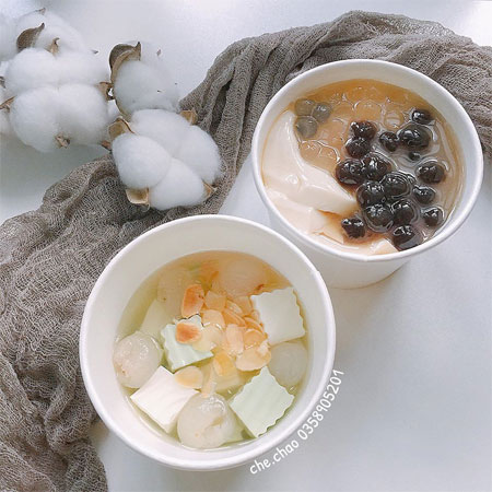 Cốc giấy đựng chè
