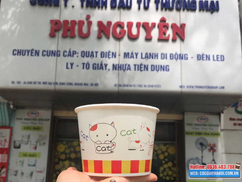 Cốc giấy công ty Phú Nguyên