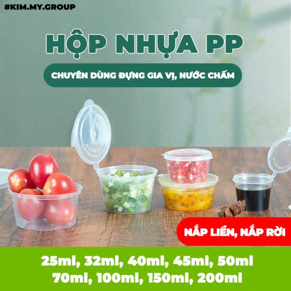 Hộp nhựa mini đựng gia vị